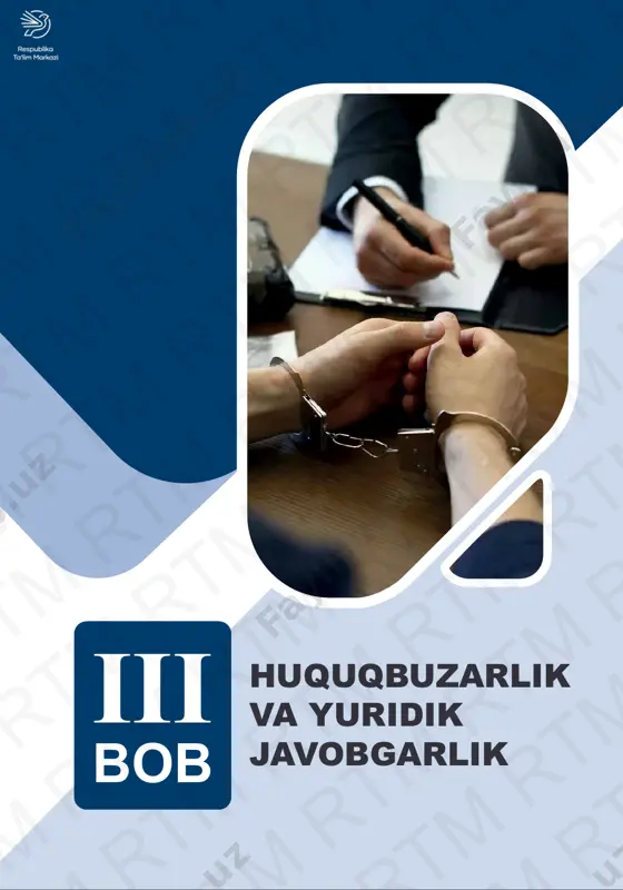 va yuridik javobgarlik faollashtiruvchi savollar 17–18-dars. huquqiy xulq-atvor haqqoniylik hamma joyda, ayniqsa, tarbiya masalasida eng muhim omildir. lev tolstoy 1. jamoat transportidan foydalanish tar­ tibini daftaringizda to‘g‘ri ketma-ketlikda joy­ lashtiring. 2. nega aynan shu tartib to‘g‘ri deb o‘ylay­ siz? 3. jamoat transportidan foydalanishda qan day xulq-atvor qoidalariga amal qilish kerak? 4. jamoat transportidan foydalanishda qan­ day xulq-atvorli bo‘lish mumkin emas? 1 2 3 4 65 fikrimizni tasdiqlaymiz kishilarning xatti-harakati yoki harakatsizligiga qarab ularning umumiy ko‘rinishi ko‘z oldimizda namoyon bo‘ladi. odatda, biz biror kimsani “odobli”, “xushmuomala” kabi ijobiy so‘zlar bilan ta’riflaymiz. bunda biz o‘sha odamning odobi, fe’l-atvorini nazarda tutamiz va unga baho beramiz. shaxsning bunday ijobiy ta’riflanishi va xulq-atvorining xususiyatlari axloqshunoslik fanlarida o‘rganiladi. xulq-atvor keng tushuncha bo‘lib, ijtimoiy xarakter kasb etadi. chunki ijtimoiylik kishilarning boshqa shaxslar bilan o‘zaro munosabatida yuzaga keladi. shu sababli xulq-atvorni “ijtimoiy hodisa” deb atash mumkin. xulq-atvorning ko‘plab ko‘rinishlari mavjud. misol uchun, ijtimoiy xulq-atvor (masa lan, boshqa shaxslar …