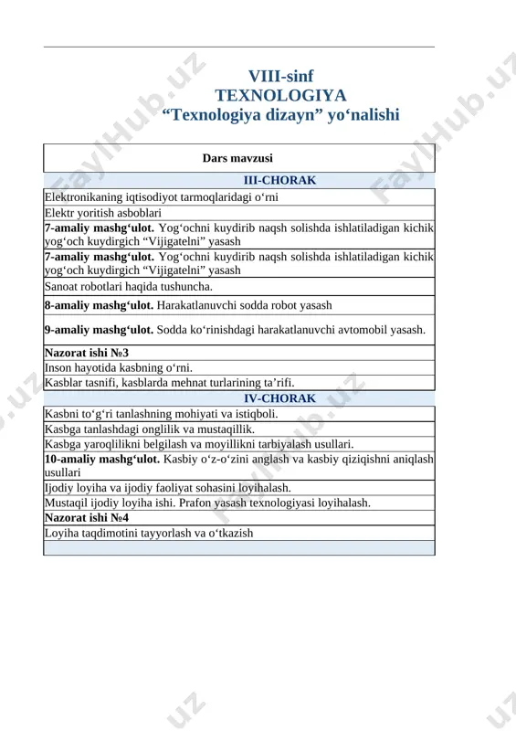 texnologiya 8-sinf td - Page 2