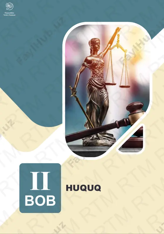 o‘zal xulqdan ko‘ra yaxshiroq layoqatni topmadim. jaloliddin rumiy faollashtiruvchi savollar huquq 1 2 3 4 5 6 7 8 9 10 1. siz o‘z huquqlaringizni bilasizmi? ularni sanab bering. bu huquqlar qan day vujudga kelgan deb o‘ylaysiz? 2. huquq insonga nima uchun beriladi? 3. odob-axloq tushunchalarining hu quq bilan qanday aloqasi bor? misollar keltiring. rasmlardan axloq va huquqqa oidlarini ajrating. 4. do‘stlaringiz bilan biror-bir sport mu­ sobaqasida bellashsangiz, qanday qoi­ dalarga rioya qilasiz? ularga amal qilish shartmi? nima uchun? qoidalarga amal qilish huquqmi yoki majburiyatmi? 5. maktabingizda o‘rnatilgan qoidalar hammaga majburiymi yoki o‘quvchi va o‘qituvchilarga alohida qoidalar mav judmi? 6. oilangizda rioya qilinadigan qoida lar qanday qilib paydo bo‘lgan deb o‘y laysiz? ularga rioya etishingiz nazorat qilinadimi? nima uchun? 7. do‘stlaringiz bilan munosabatlarin­ gizda ham muayyan qoidalarga amal qilasizmi? nima uchun? 8. yuqoridagi misollarning qaysi birida sizdan ko‘proq mas’uliyat talab qilinadi? nima uchun? 9. berilgan rasmlardan huquq, burch, majburiyatga oidlarini …
