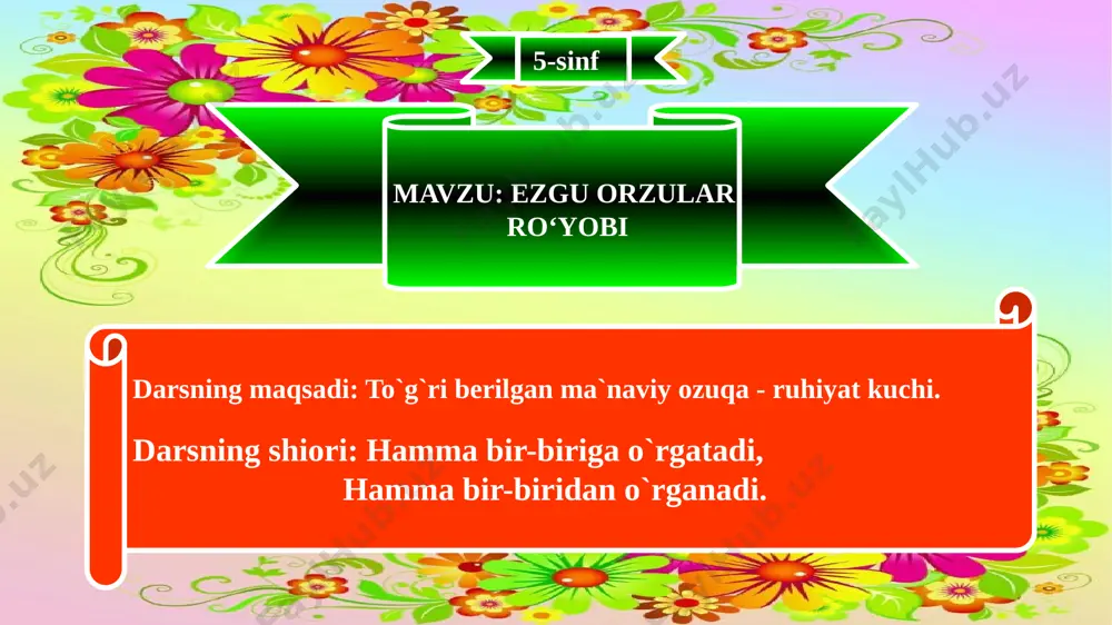ayta olmasin. aleksandr pushkin donishmand va olimlarning xulqlaridan o’rnak olish yaxshi xulqni tiriltiradi,yomonni yo’q qiladi abu rayhon beruniy 3-topshiriq.tugallanmagan fikrlarni davom ettiring. bizning sinfimizda ko’plab tirishqoq o’g’il-qizlar bor. masalan: …. men o’z hayotimda qanday qilib qat’iyatlilik ko’rsatganimga misol keltira olaman. kunlarning birida… 4-topshiriq.matn ichida bo’sh qoldirilgan so’zlarning o’rnini so’zlar bankidan foydalanib to’ldiring so’zlar banki: ishtiyoq,qat’iyatlilik,maqsad,maqsadli, xushmuomala,xushmuomalalik 1.faqat … odamgina o’qish va sportda yaxshi natijalarga erisha oladi. …hammaga zarur. zero,o’quvchigina ko’zlagan maqsadlariga qadam-baqadam, reja asosida, boshqa narsalarga chalg’imagan holda erisha oladi. 2.buyuk ilmiy kashfiyotlar … ga ega insonlar tomonidan ixtiro qilingan.aynan shunday odamlargina ko’zlagan maqsadlariga erishishda qiyinchiliklardan cho’chimay qadam bosadi. … inson nafaqat jismoniy harakatlarida namoyon qilishi,balki atrofdagilarga doimiy e’tibor ko’rsatishga qodir bo’lishi kerak. bunday insonni hamma hurmat qiladi. … shaxslararo mustahkam munosabatlarni o’rnatishga yordam beradi. bunday munosabatlar sezgirlikni ,o’zlariga va boshqalarga e’tiborni kuchaytirishni talab qiladi. tirishqoqlik xislati quyidagilarda namoyon bo’ladi: • hayotingizda muvaffaqiyatga erishishga imkon beradi; • maqsad sari intilishda …