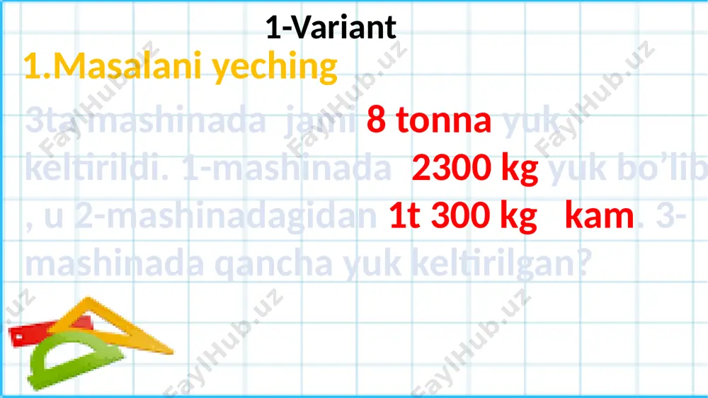 nazorat ishi 1 shahnoza matematika 4 - Page 2