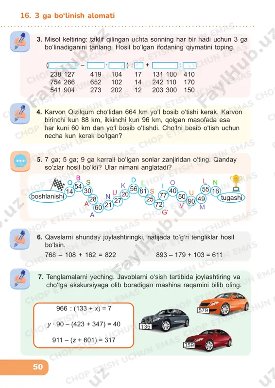 i 60 km dan yo‘l bosib o‘tishdi. cho‘lni bosib o‘tish uchun necha kun kerak bo‘lgan? 6. qavslarni shunday joylashtiringki, natijada to‘g‘ri tengliklar hosil bo‘lsin. 768 – 108 + 162 = 822 893 – 179 + 103 = 611 16. 3 ga bo‘linish alomati chop etish uchun emas chop etish uchun emas chop etish uchun emas chop etish uchun emas chop etish uchun emas chop etish uchun emas chop etish uchun emas chop etish uchun emas chop etish uchun emas chop etish uchun emas chop etish uchun ema chop etish uchun emas chop etish uchun emas chop etish uchun emas chop etish uchun emas chop etish uchun emas chop etish uchun emas chop etish uchun emas chop etish uchun emas chop etish uchun emas chop etish uchun emas chop e chop e chop e chop e chop e 51 9. hisoblang va metr, detsimetr va santimetrlarda ifodalang. a) (6 dm + …