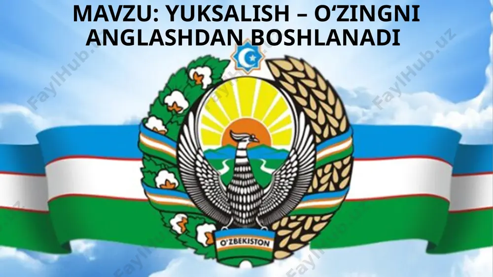 tiyoji: o‘zini barkamol his qilish va qadrlash, hurmat qilish hissi. bu, oilani, atrofdagilarni hurmat qilish hissini uyg‘otadi va imkoniyatlarni kengaytiradi. maqsadni anglash ehtiyoji: ma’no yoki maqsadni izlash qiziquvchanlik va chuqur bilishga, o‘rganishga undaydi. go‘zallik ehtiyoji: chiroyli va tartibli hayot ehtiyoji insonni yaratuvchanlik, san’atga undaydi o‘z-o‘zini anglash ehtiyoji: shaxsiy salohiyatni to‘liq anglash orqali o‘zi istagan har qanday holat yoki maqsadga erishish. shaxsiy rivojlanish uchun 3 qadam shaxsiy nuqtayi nazarni rivojlantiring: 1. ayni paytda oldingizda turgan maqsadingizni yozing. 2. maqsadingiz haqida nima deya olasiz? u siz uchun nega ahamiyatli? 3. u sizni bir oy yoki bir yildan keyin qayerga olib boradi? shaxsiy rivojlanishni rejalashtiring: 1. maqsadingizga sizni nima olib boradi? 2. unga yetish uchun oldingizda qanday to‘siqlar bor? 3. bu yo‘lda sizga qanday ko‘nikma va bilim kerak bo‘ladi? 4. siz o‘zingizni qayerda tasavvur qilsangiz – shuning o‘zi siz uchun maqsad sari olg‘a borishga rag‘batdir. o‘zgarish jarayonini boshlang. 1. qaysi ishni oson va …