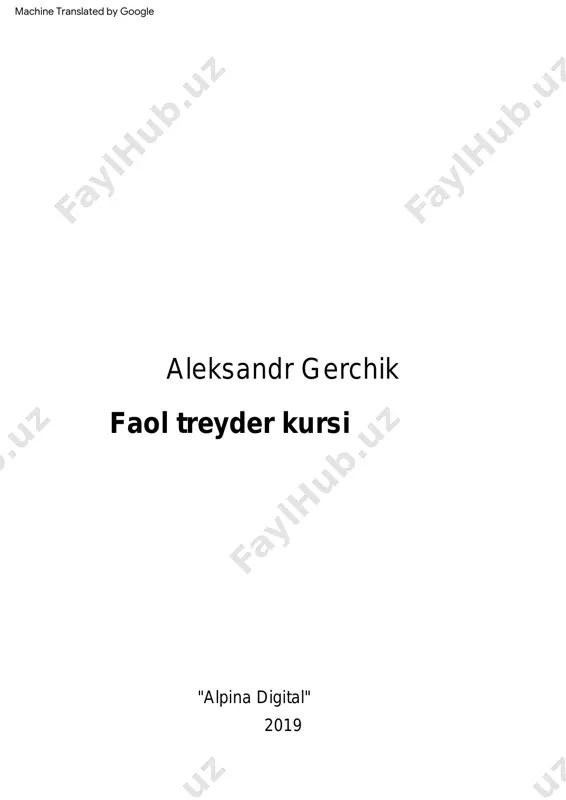 ing pozitsiyalari to'plami yolg'on uzilishlar bozor harakatidagi bashoratli belgilar 4-bob matematik kutish va statistika o'zgaruvchanlik va harakat zaxirasi (atr) bitimning asosiy parametrlarini aniqlash: teskari tebranish, narxlarni to'xtatish, kirish va chiqish nuqtalari 120 158 8 56 82 savdo strategiyasi 132 171 15 89 66 110 147 24 73 93 114 149 42 signallari narx darajalari 105 117 151 7 79 54 pulni boshqarish 5- bob savdo strategiyangizni tanlash har qanday puldan foydalanishga oid universal qoidalar machine translated by google besh a. gerchik. "faol savdogar kursi" 196 195 248 232 192 246 278 179 228 184 216 atr – average true range narxlar darajasiga yaqin bozor harakati risklarni boshqarish va pulni boshqarish savdo strategiyalari kanalda savdoni zararsizlantirish savdodan chiqish savdo algoritmi, uy vazifasi bozor holatini tahlil qilish uchun dastur grafiklari savdo operatsiyalari uchun grafiklar uzoq sxemalar atamalar lug‘ati 268 kriptovalyuta savdosining xususiyatlari savdo stsenariylari bitimlar natijalarining statistik tahlili 9-bob asosiy tushunchalar va …