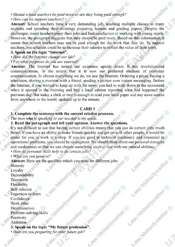 9-sinf-ingliz-tili-imtihon-javoblari-2023 - Page 2
