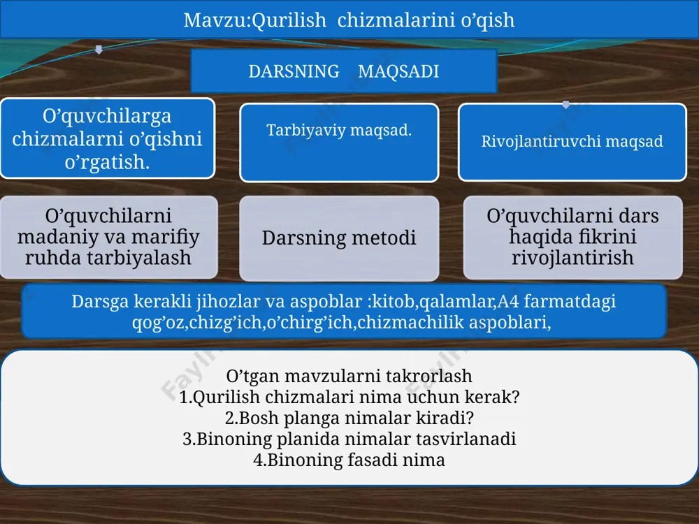 9-sinf chizmachilik 32.qurilish chizmalarini o‘qish+ - Page 2