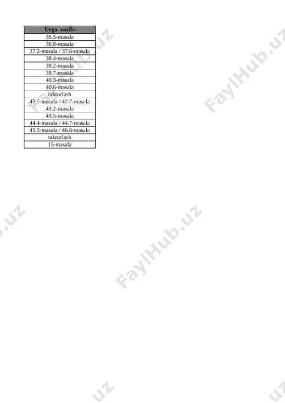 aridan foydalanib, natijalarni yozish 29-bet 28 10 ichida =,+,- ishoralaridan foydalanib, natijalarni yozish 30-bet 29 1 dan 10 gacha bo’lgan sonlarni taqqoshlash 31-bet 30 vaqt tasavvurlari 32-bet 31 hafta.hafta kunlari va sanog‘i 33-bet 32 juft va toq sonlar 34-bet 33 nuqta. to‘g‘ri chiziq kesmasi. siniq chiziq va egri chiziq 35-bet 34 nuqta. to‘g‘ri chiziq kesmasi. siniq chiziq va egri chiziq 36-bet 35 nol ishtirokida qo‘shish va ayirish 37-bet 36 qo‘shish va ayirish amallarini bajarish usullari 38-bet 37 qo‘shish amalining hadlari 39-bet list3