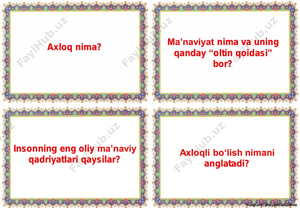 6_sinf_tarbiya_fanidan_tarqatmalar_yillik_2022_2023_o'quv_yili - Page 2