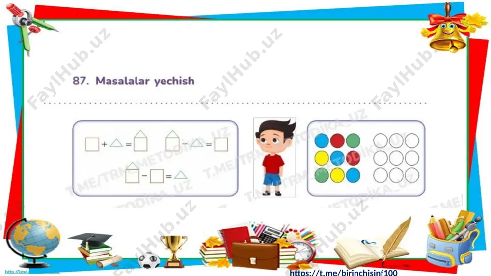 1-sinf matematika 85-dars @birinchisinf100 - Page 2