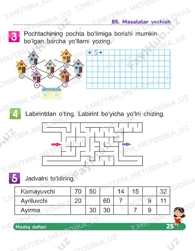 matematika 1 sinf daftar 85-89 - Page 2