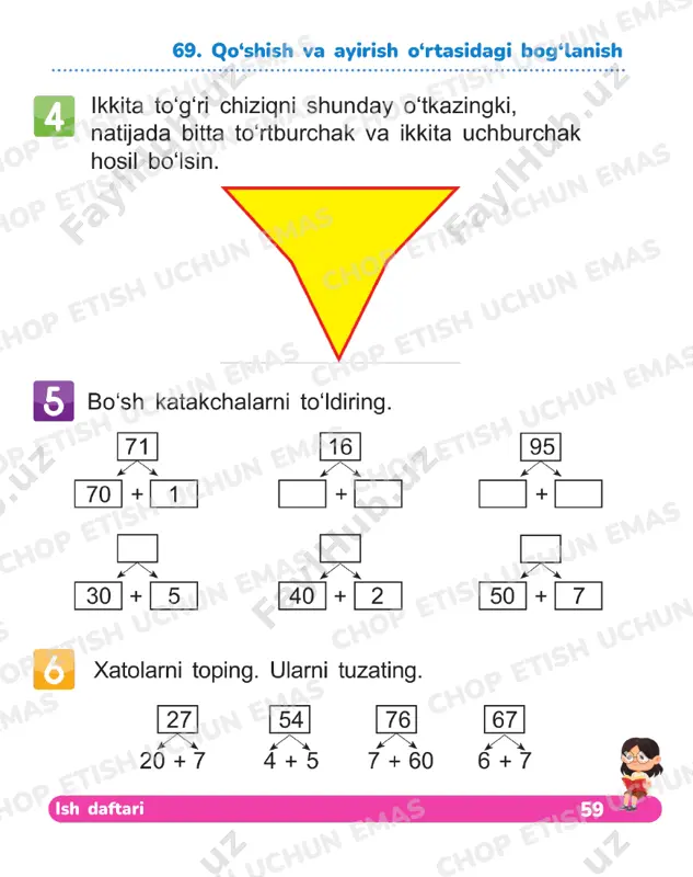 matematika 1 sinf daftar 69-74 - Page 2