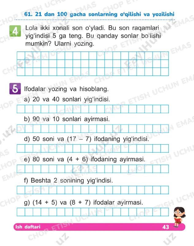 matematika 1 sinf daftar 61-69 - Page 2