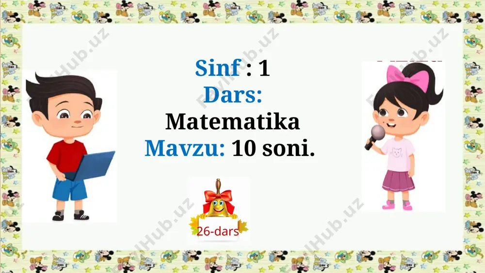 1-sinf matematika 26-dars.10 soni - Page 2