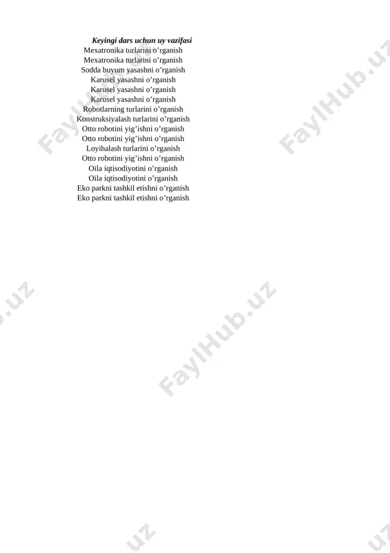 d.roziqova 5-sinf 4-chorak uchun ish reja - Page 2