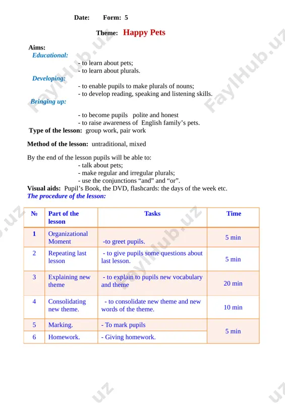 macdonald had a farm e-i-e-i-o activity 1b listen, repeat and point. objective: to practise pronunciation step 1: the pupils listen to the song in the dvd. they point to the pictures and write he names of the animals. see the lists for the dvd script. [image: vf] step 2: then play the dvd again and ask the pupils to find the missing words of the song. [image: photo_2018-02-15_16-44-34] activity 2 put the letter in order [image: ] iii explaining new theme: pre-activity activity 1 reading info about pets. cultural notes: pets: they live in the house and are kept for company and pleasure. they do not work and they are never killed for food. they include (in britain): cats, dogs, rabbits, goldfish, white mice, white rats, gerbils, hamsters, guinea pigs, budgies, parrots, parakeets. you can tell your pupils that some people in britain keep unusual pets such as mice, tortoises, …