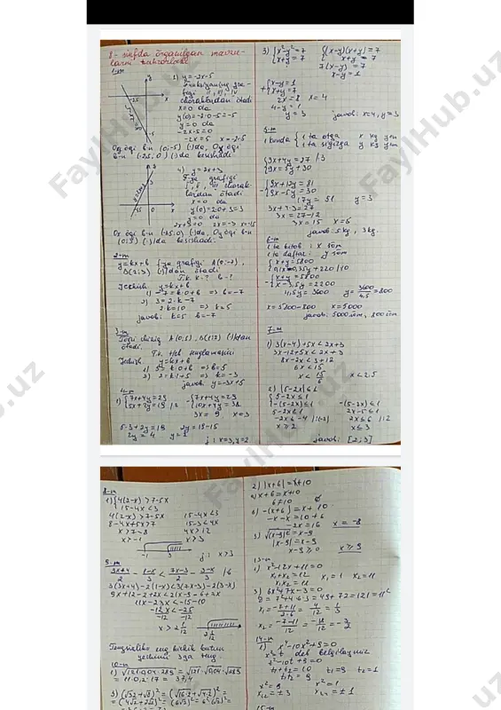9- sinf algebra kitob yechimi - Page 2