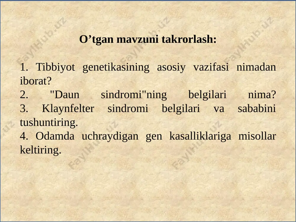 niqlash muhim ahamiyat kasb etadi. madaniy o‘simliklarning xilma-xilligi va geografik tarqalishini o‘rganish maqsadida rossiyalik genetik va seleksioner olim n.i.vavilov 1920–1940 yillarda rossiya va chet ellarga bir qator ekspeditsiyalarni uyushtirgan. bu ekspeditsiyalar davomida dunyo o‘simlik resurslari o‘rganilgan va urug‘chilik uchun g‘oyat muhim kolleksiya to‘plangan. bular keyinchalik seleksion ishlarda, yangi navlarni yaratishda foydalanilgan. n.i.vavilov ekspeditsiya natijalari asosida seleksiya nazariyasi uchun muhim hisoblangan, umumiy xulosalarni ishlab chiqdi. madaniy o‘simliklarning kelib chiqishini 7 markazga bo‘ladi. bu markazlar butun dunyo bo‘ylab tarqalgan. 1. janubiy osiyo tropik markazi. tropik hindiston, hindi-xitoy, janubiy xitoy, janubiy – sharqiy osiyo orollari kiradi (50 % madaniy o‘simliklar, shu jumladan, sholi, shakarqamish va sabzavot ekinlari vatani). 2. sharqiy osiyo markazi. markaziy va sharqiy xitoy, yaponiya, tayvan orollari, koreya kiradi (bu yerlardan 20 % dan ortiq madaniy o‘simliklar tarqalgan, jumladan, soya va tariqning vatani hisoblanadi). 3. janubiy­-g‘arbiy osiyo markazi. kichik osiyo, o‘rta osiyo, eron-afg‘oniston, shimoliy-g‘arbiy hindistonni o‘z ichiga oladi (14 % madaniy …