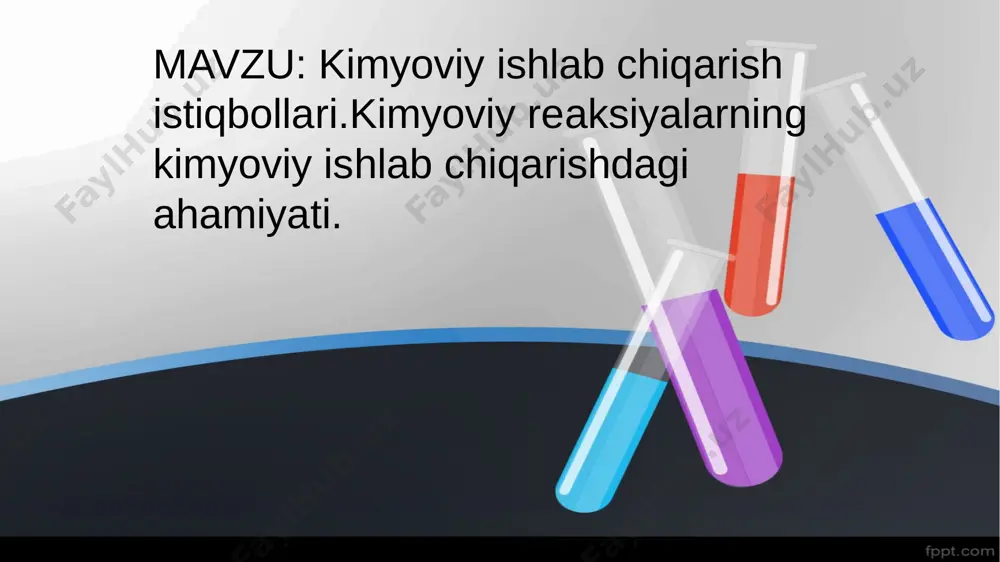 idan foydalaniladi 2so₂+o₂↔2so₃+q oltingugurt (iv)- oksidni oksidalash. -bosqich. dastlab konsentirlangan h2so4 tarkibidagi suv so3 ni gidratlaydi: h2o+so3=h2so4+q so’ngra suvsiz h2so4 so3 ni biriktirib oladi va oleum deb ataluvchi birikma hosil qiladi. h2so4+nso3=h2so4*nso3 sanoatda sulfat kislota ishlab chiqarish uzluksiz jarayondir. 4-bosqich.oltingugurt (vi)-oksidni gidratlash. sulfat kislotaning ishlab chiqarish texnolagik jarayoni 1.o’zbekistonda mavjud bo’lgan yirik kimyo sanoati korhonalarini sanang 2.sulfat kislota ishlab chiqarishda qanday xomashyolardan foydalaniladi? 3.oltingugurt (iv)-oksidini turli qo’shimchalardan tozalashda qaysi qurilmalardan foydalanilada? 4.oltingugurt (iv)-oksidini oltingugurt (vi)-oksidiga aylantirish uchun qaysi katalizatordan foydalaniladi? savollar: etiboringiz uchun rahmat! image15.png image51.svg .msftofcthm_background1_fill { fill:#ffffff; } image16.jpg image17.png image49.svg .msftofcthm_background1_fill { fill:#ffffff; } image11.png image5.svg image12.png image3.svg .msftofcthm_accent1_fill { fill:#4472c4; } .msftofcthm_accent1_stroke { stroke:#4472c4; } image13.png image8.svg .msftofcthm_background1_fill { fill:#ffffff; } image14.png image47.svg .msftofcthm_background1_fill { fill:#ffffff; } image18.jpeg image19.png image30.svg .msftofcthm_background1_fill { fill:#ffffff; } image50.svg image20.png image53.svg image5.png image21.png image22.jpeg image23.jpeg image24.jpeg image25.jpg image26.png image27.png image28.png image80.svg image10.svg image29.jpg image470.svg .msftofcthm_background1_fill { fill:#ffffff; } image490.svg .msftofcthm_background1_fill …
