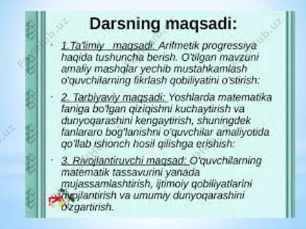 arifmetik progressiya - Page 2