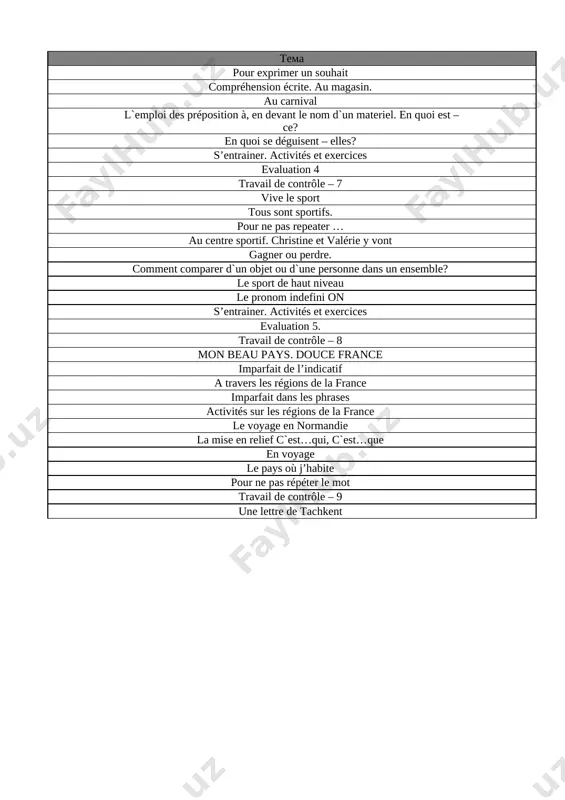 7-sinf fransuz tili 3-chorak @e_baza_ishreja - Page 2