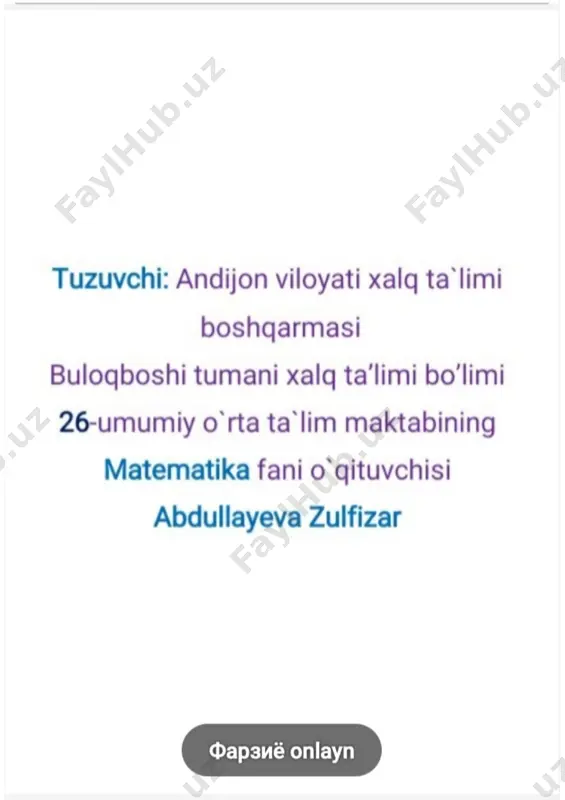 matematik boshkotirma - Page 2