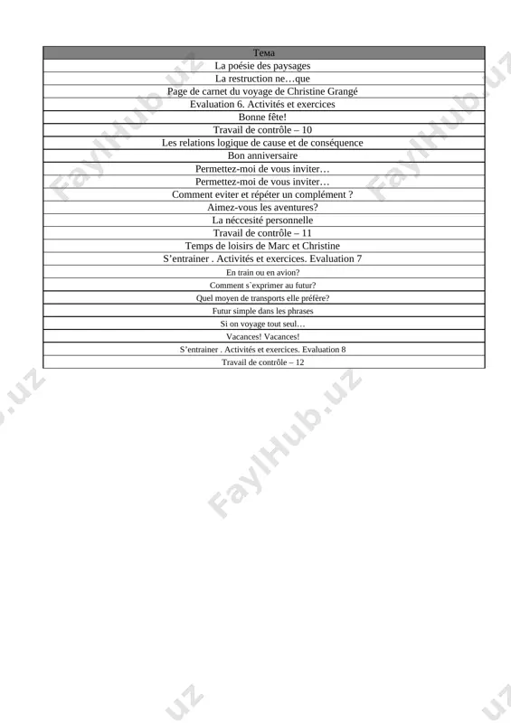 7-sinf fransuz tili 4-chorak @oqituvchi_ga - Page 2