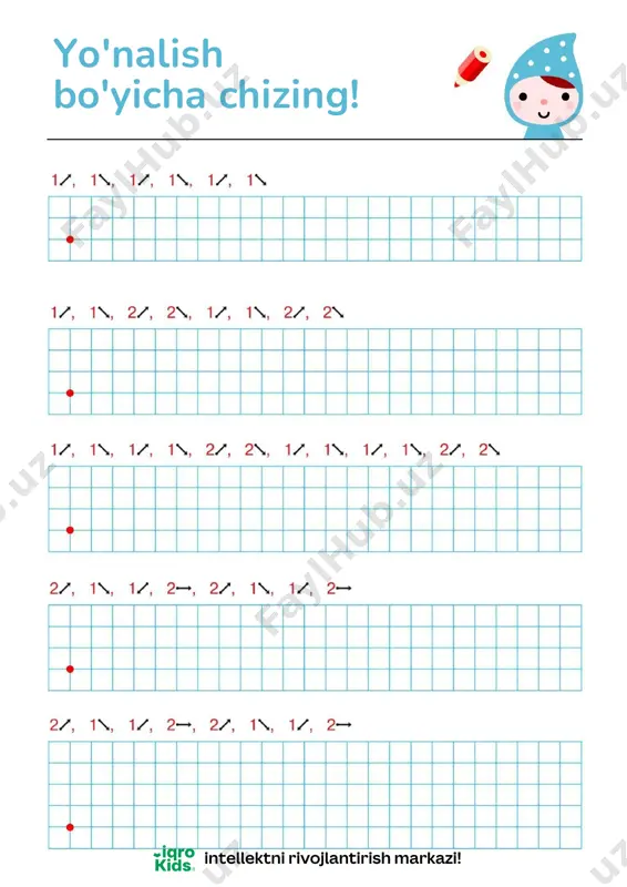 grafik diktant-yo'nalish bo'yicha -iqrokids - Page 2