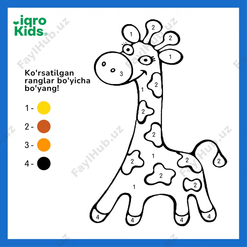 raqamlar bo'ylab bo'ya-iqrokids - Page 2