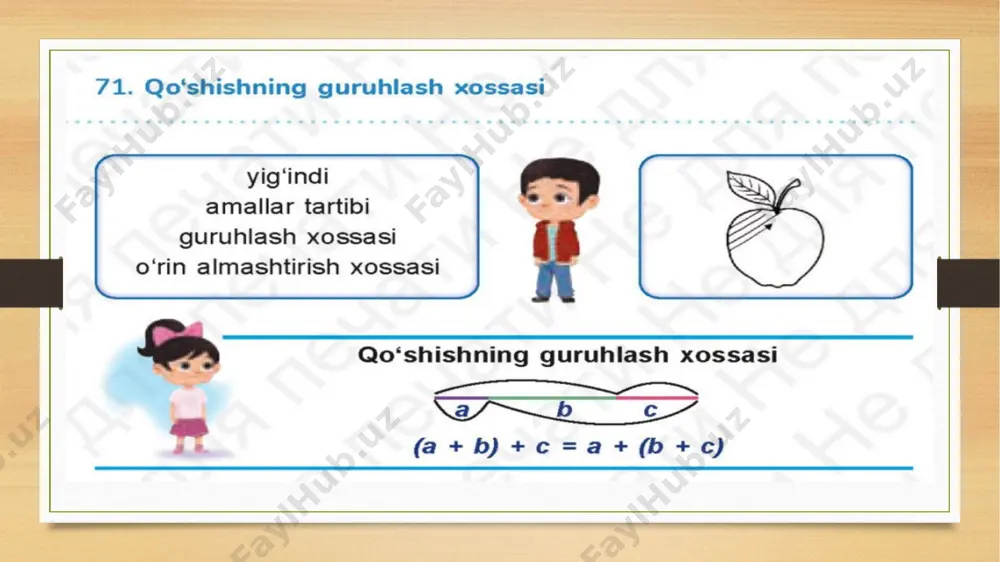 qo'shishning guruhlash xossasi 1-sinf - Page 2