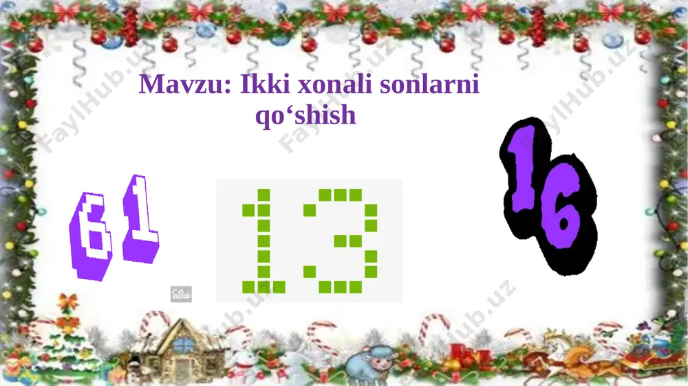 ikki xonali sonlarni qo'shish - Page 2