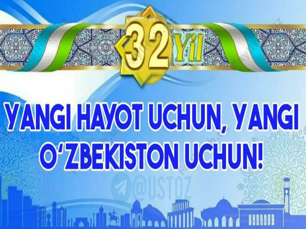 y qism o’tilgan mavzuni mustahkamlash o’quvchilarni baholash yangi mavzu bayoni uyga vazifra berish istagan mavzuingizda ochiq dars taqdimotlar tayyorlab beramiz murojaat uchun telefon 97-845-09-09 telegram @secret_0909 kanallarimiz: @birinchisinf89 @ikkinchisinf89 @uchinchisinf89 @turtinchisinf89 mustaqilligimizning 32-yiiligi * * o’qib o’rganamiz,ijod qilamiz, *shu ozod vatanni obod qilamiz dars qoidasi – faollik -tezkorlik -intizomga rioya qilish -o’zoro xurmat -izlanuvchanlik -to’g’ri javob berish -vaqt bu-oltin 1991-yilning 31-avgusti vatanimiz tarixi sahifalariga oltin harflar bilan yozildi. chunki shu kuni o'zbekiston respublikasining mustaqilligi e'lon qilindi. 1991-yil 1-sentabr o'zbekiston respublikasining mustaqilligi kuni deb belgilandi. shu yildan boshlab 1-sentabr umumxalq bayrami sifatida butun mamlakatimizda keng nishonlanib kelinmoqda. aziz o’quvchilar barchangizni bilimlar kuni hamda mustaqilligimizning 31 yilligi bilan chin qalbdan tabriklayman.bayramingiz qutlug’ bo’lsin aziz bolajonlar!mustaqillik darsimizni “yangi o‘zbekistonda el aziz, inson aziz” shiori ostida olib boramiz mustaqillik maydoniga kirishdan oldin “motamsaro ona haykal” va “ona va bola” haykali poyiga gulchambar qo’yish kerak.hozir sizlar bilan “gul” metodidan foydalanib gulchambar yasaymiz.har bir avtobusdagilar alohida …
