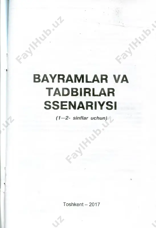 tan biyobon, vatansiz el — darbadar. shuning uchun qadimda elim, deya vatanni e ’zoz etganlar, el qadri bilan yashagan kishilarni vatanparvar, deya ardoqlaganlar. 0 ‘quvchi: — begona yurtda bahor ham go'zalmas. 0 ‘quvchi: — kishi vatansiz, bulbul qo'shiqsizdir. 0 ‘quvchi: — yashash — vatanga xizmat qilish, deb bejiz aytilmagan. 0 ‘quvchi: — jonajon yurtimizni mustaqil vatan deb ataymiz. bu ko'hna diyor torlarini shundayin chertib yubordiki, endi uning sehrli sadolaridan dunyo mamlakatlari ko‘z o'ngida 0 ‘zbekiston siymosi namoyon bo'lmoqda. bugun biz istiqbolimizni, erkimizni, mustaqilligim izni sharaflaymiz, bayramimizni qo'shiq larda, she’rlarda kuylaymiz. («men nechun sevaman 0 ‘zbekistonni?» qo'shig'i yangraydi). 0 ‘quvchilar iqbol mirzoning «ona tuproq» she’rini o'qib berishadi. 0 ‘quvchi: — avliyolar, daholarning beshigisan, naqshbandlar topgan jannat eshigisan. tiriklikning navosi, ham qo‘shig‘isan - sen azizsan, muqaddassan, ey sajdagoh, 0 ‘zbekiston, ota makon, ona tuproq! 3 0 ‘quvchi: — yuragimda tulporlaring dukurlari, qaysi yurtning bordir buyuk temurlari? olovlardan omon chiqqan semurg‘lari, sen azizsan, …