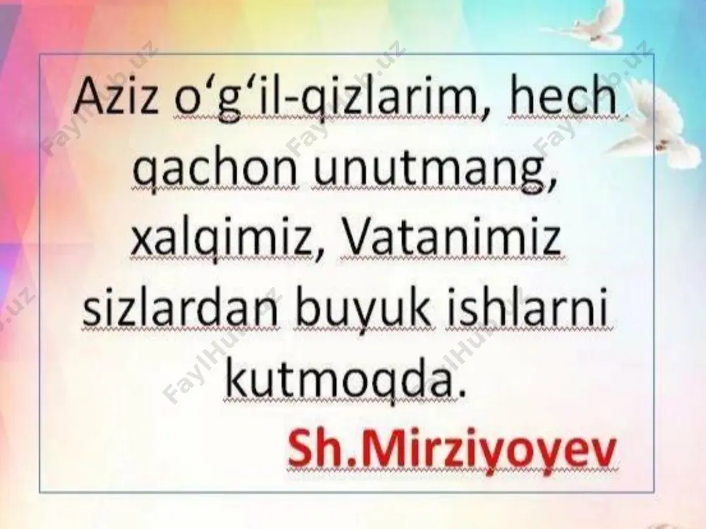 misol. quyidagi ifodalarni hisoblang: 21 + 8 = 34 + 4 = 43+5 = 49 – 40 = 87 - 7 = 55 – 5= yechish 21 + 8 = 29 34 + 4 = 38 43+5 = 48 49 – 40 = 9 87 - 7 = 80 55 – 5= 50 dam olish daqiqasi to'g'ri o'tirganning daftarini to'g'ri qo'yganning ruchkani to'g'ri ushlaganning yozuvi bo'lar chiroyli yangi mavzuni mustahkamlash yechish 9+7=16 16-6=10 javob savatda 10 kg olma qoldi “qadamma-qadam” o`yini sardorlar qatnashadi. o`yin sharti: 3 ta sardor bir chiziqda turib olishadi. o`qituvchi bergan savolga kim birinchi va aniq javob bersa, shu o`quvchi 1 qadam tashlaydi. o`yin marraga yetib kelguncha davom etadi. “xotira mashqi” 1-guruh: 2, 5, 30,17, 9, 84 2-guruh: 1, 7, 38,18, 8, 25 3-guruh: 4, 5, 10,13, 6, 70 bilar edim bildim bilmoqchiman “bbb” metodi uyga vazifa