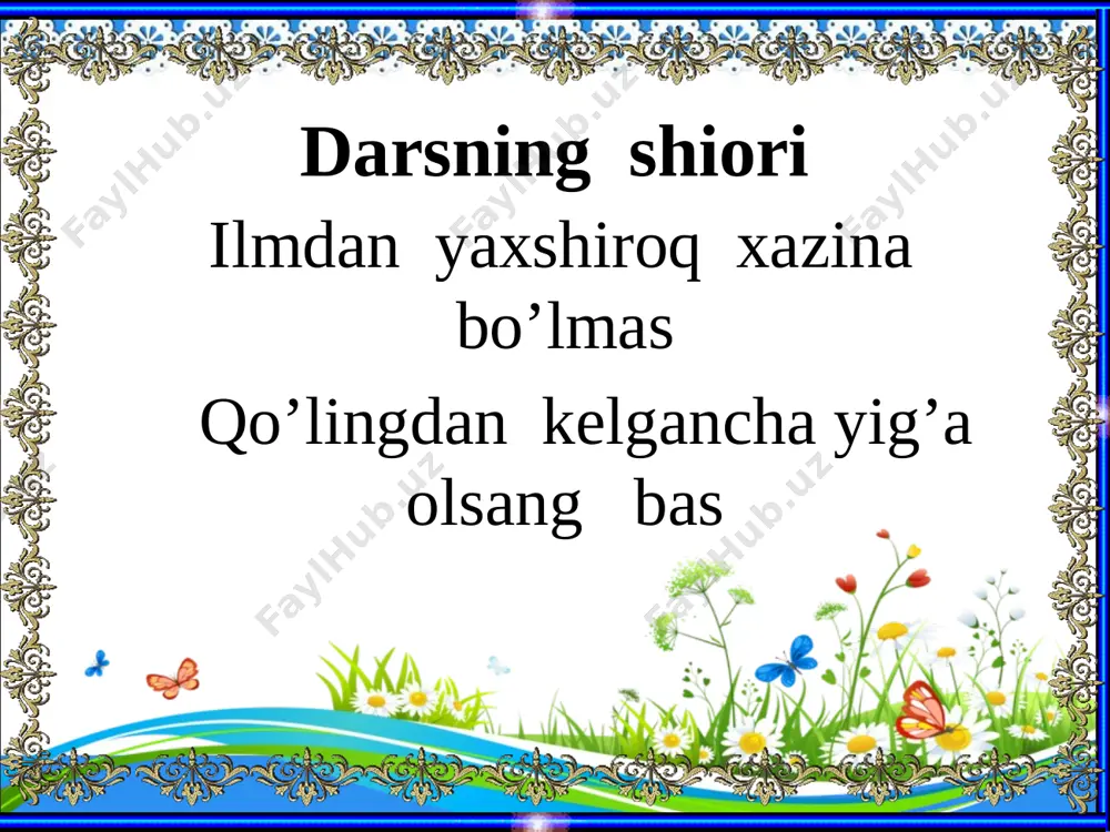 1-sinf sonli ifodalar mavzusida slayd dars - Page 2