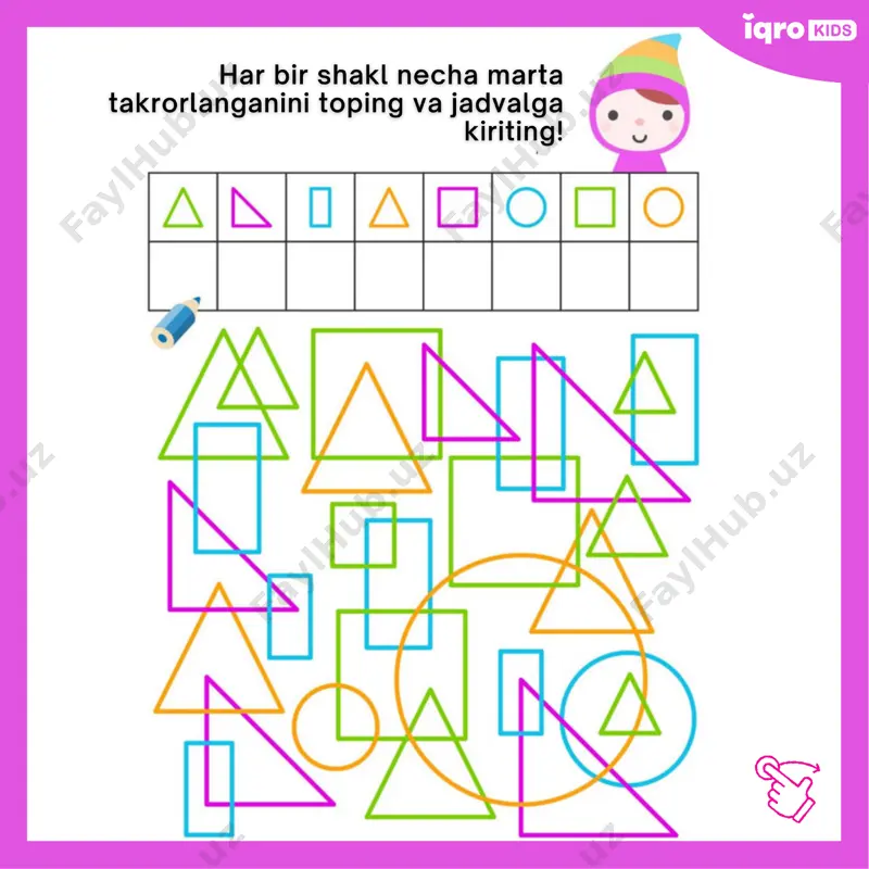 shakllarni sana kitobi - iqrokids - Page 2