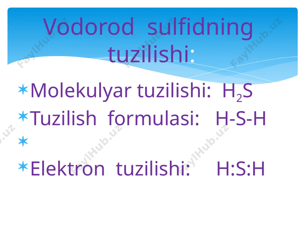 oltingugurtning vodorodli birikmalari - Page 2