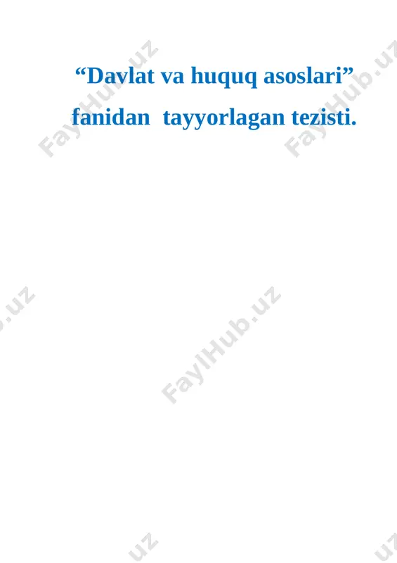 ga yetgach, ya’ni o‘n sakkiz yoshga to‘lgach to‘la hajmda vujudga kelishi haqida bilib olishadi. uyga vazifa : mavzuni o’qib o’rganib kelish sana __28.04.2020 8-sinf fan davlat va huquq asoslari mavzu: jinoyat qonunchiligida voyaga yetmaganlarning huquq va majburiyatlari mavzu ustida ishlash natijasida o’quvchilar o‘n to‘rt yoshga to‘lmaganlar kichik yoshdagilar hisoblanishini, o‘z harakatlarining ijtimoiy xavfliligini, jinoyat ekanligini (javobgarlikni og‘irlash- tiradigan holatlarda qasddan odam o‘ldirish bundan mustasno) hali to‘la anglab yeta olmasliginii. o‘n to‘rt yoshga to‘lganlar esa ayrim qilmishlarning jinoyat ekanligini anglab, o‘z harakatlarini to‘la boshqara olib, jkning 17-moddasida o‘n to‘rt yoshdan jinoyat sub’ekti bo‘lishi mumkin bo‘lishini bilib olishadi. o‘zbekiston respublikasining jinoyat kodeksida o‘n sakkiz yoshga to‘lmasdan jinoyat sodir etgan shaxslarga jarima axloq tuzatish ishlari, qamoq, ozodlikdan mahrum qilish kabi asosiy jazolar qo‘llanilishi mumkinligi haqida tushunchaga ega bo’lishadi. uyga vazifa: mavzuni o’qib o’rganib kelish sana __05.05.2020 8-sinf fan davlat va huquq asoslari mavzu: oila qonunchiligida voyaga yetmaganlarning huquq va majburiyatlari mavzu ustida ishlash …