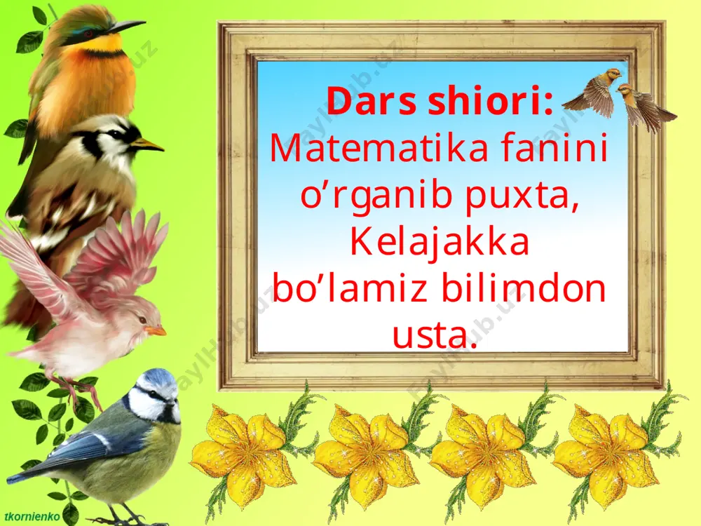 o'tilganlarni mustahkamlash1-sinf matem 2018 - Page 2