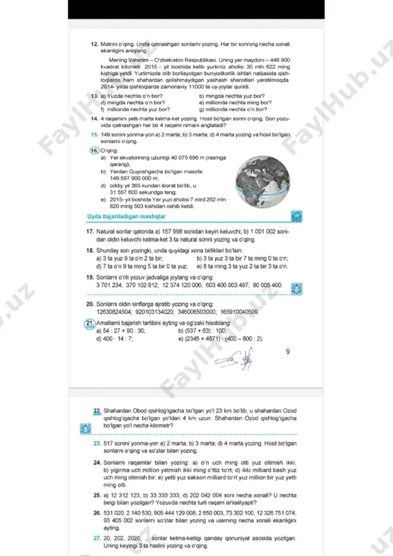5- sinf matematika kitob yechimi - Page 2