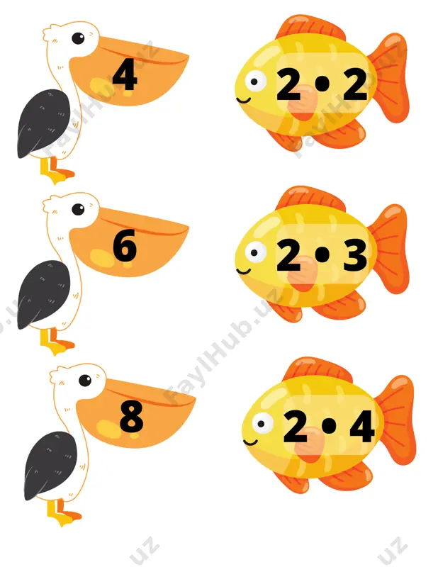 ko'paytirish 2 dan 9 gacha - Page 2