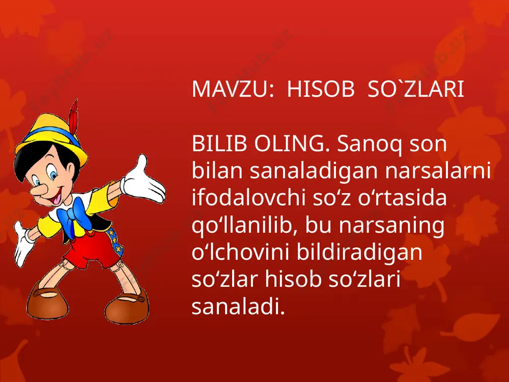 hisob so`zlari - Page 2