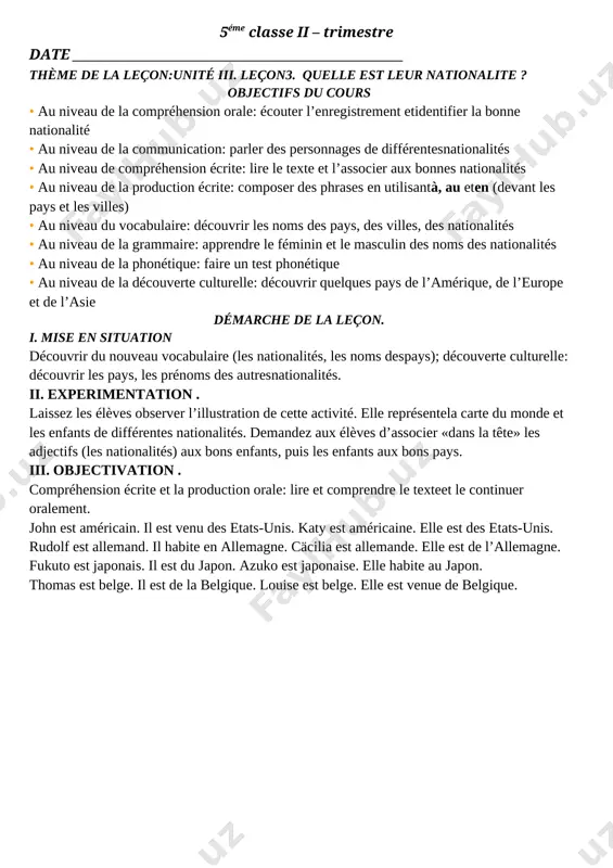 e b) à besançon c) à sochaux d) à montpellier 2. les élèves du ce2 ont .....ans . a) 6 b) 9 c) 7 d) 8 3. ........est le drapeau de la france ? a) quelle b) quelles c) quel d) quels 4. ....... est le symbole de la france ? a) quelle b) quelles c) quel d) quels 5. ...... villes de la france tu as visitées ? a) quelle b) quelles c) quel d) quels 6. .....est votre professeur de français . notre professeur de français est très intelligent . a) combien de b) quelle c) comment d) quelles 7. de quoi il s’agit ? elle a trois étages . elle est belle et grande et il ya beaucoup de classes .c’est ....... a) une école b) un jardin d) une chambre d) une rue 8. .... cours de français vous avez par semaine ? a) combien de …