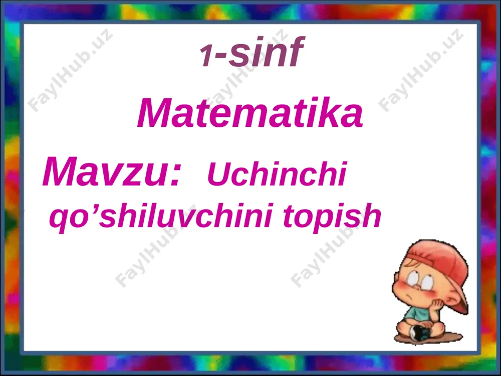 1-sinf matematika uychi tuman 15-maktab - Page 2