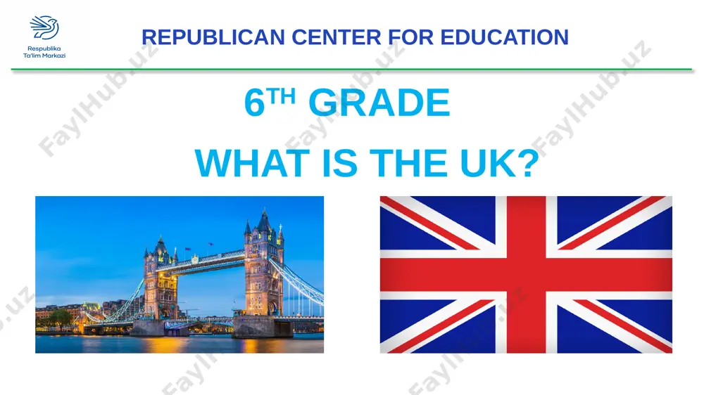 qr code to watch the video. class activity listen and complete the sentences. objectives: to develop listening and comprehension skills. flags practice flags practice flags practice flags practice flags national anthem of the uk listen to the national anthem of the uk. objectives: to develop listening skills and raise awareness about the uk. use this qr code to listen. class activity strengthen the understanding through playing. objectives: to have fun and increase understanding. pupils should work in pairs. together with their team, they should complete the task answering the questions. thank you for your attention image11.png image12.png image13.png image14.jpeg image15.jpeg image16.png image17.png image18.png image19.png image20.png image21.png image22.png image23.png image24.png image25.png image26.png image27.png image28.png image29.png image30.png image31.png image32.png image33.png image34.png image35.png image36.jpeg
