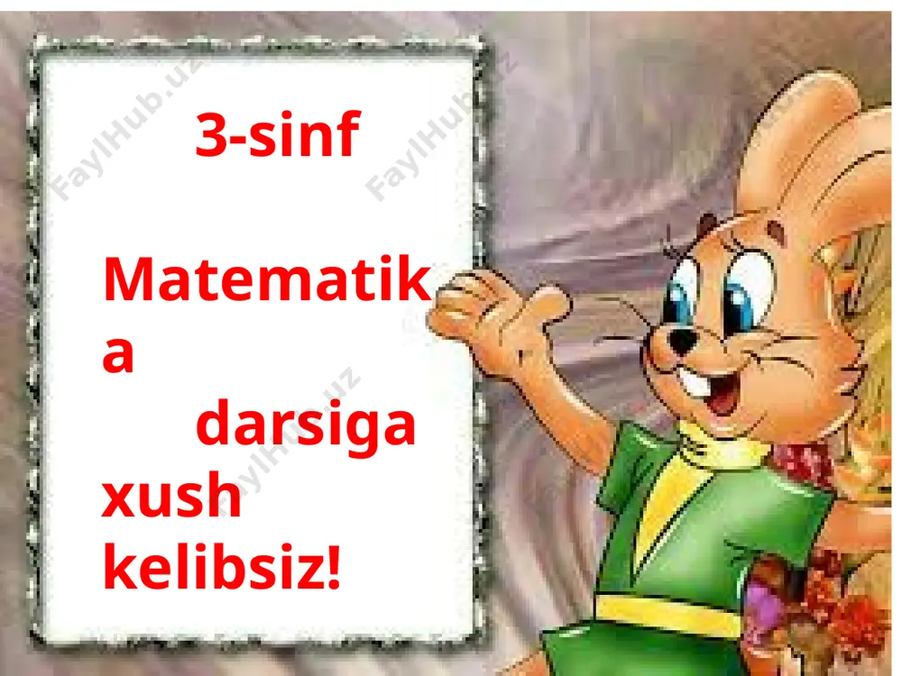 utun yog`och qolgan duradgor 6ta taxtani arralagan. uyga vazifa: 6-topshiriq o`lchov qiymatlarini millimetrlarda ifodalang 1cm 4mm 4cm 6mm 7cm 8mm 2cm 8mm 5cm 3mm 8cm 1mm vazifa: 7-topshiriq agar 1 minutda 80m yo`l yurilsa , bog` atrofini necha minutda aylanib chiqish mumkin? 880 m 80m 420 m 460m 160m keyingi darslarda ko`rishguncha xayr ! ! ! image2.jpeg image3.jpeg image4.jpeg image5.jpeg image6.png image7.jpeg image8.jpeg image9.jpeg image10.jpeg image11.jpeg image12.jpeg image13.jpeg image14.jpeg image15.jpeg