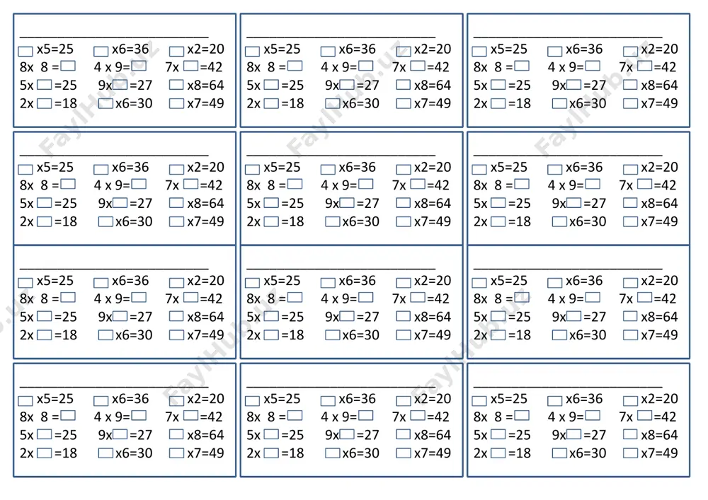 =42 =27 x8=64 x6=30 x7=49 _____________ x6=36 x2=20 _________________________ x5=25 x6=36 x2=20 8x 8 = 4 x 9= 7x =42 5x =25 9x =27 x8=64 2x =18 x6=30 x7=49 _________________________ x5=25 x6=36 x2=20 x6=36 x2=20 9= 7x =42 =27 x8=64 x6=30 x7=49 _____________ x6=36 x2=20 9= 7x =42 =27 x8=64 x6=30 x7=49 x5=25 x6=36 x2=20 8x 8 = 4 x 9= 7x =42 5x =25 9x =27 x8=64 2x =18 x6=30 x7=49 _________________________ x5=25 x6=36 x2=20 8x 8 = 4 x 9= 7x =42 5x =25 9x =27 x8=64 2x =18 x6=30 x7=49 x6=30 x7=49 _____________ x6=36 x2=20 9= 7x =42 =27 x8=64 x6=30 x7=49 2x =18 x6=30 x7=49 _________________________ x5=25 x6=36 x2=20 8x 8 = 4 x 9= 7x =42 5x =25 9x =27 x8=64 2x =18 x6=30 x7=49