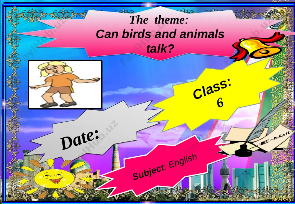 sohiba safarovna 6-sinf can birds and animals talk - Page 2