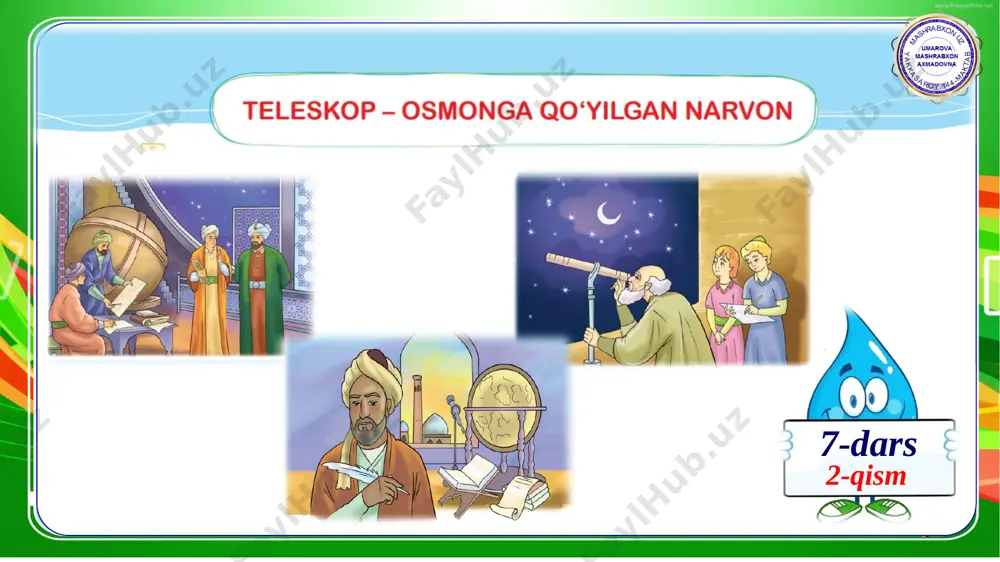 3-sinf. 7-dars (2-qism)ona tili. teleskop - Page 2