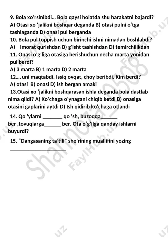 test dangasalik yomon illat - Page 2
