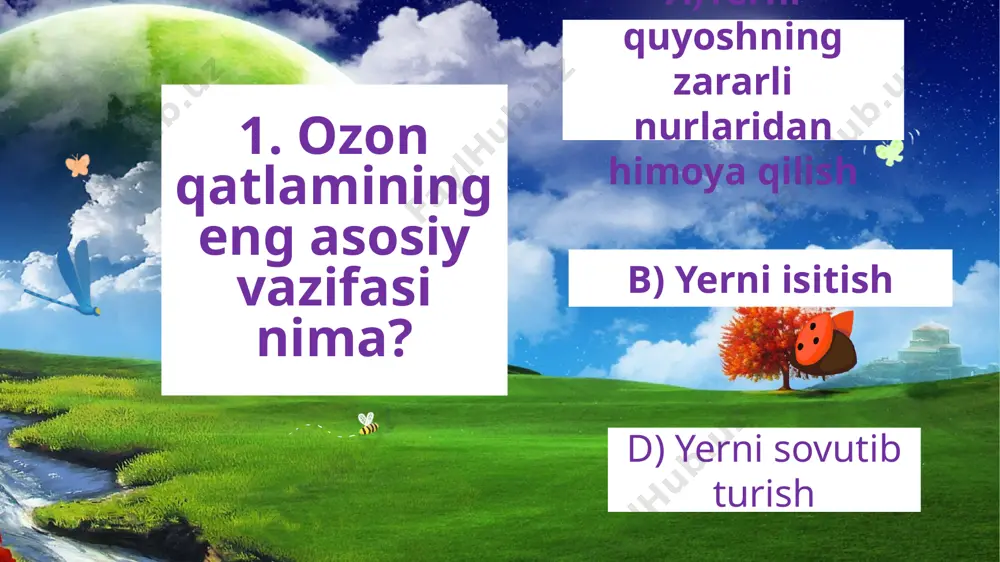 3-sinf.ozon qatlami audiyo matni asosida test topshirig`i - Page 2